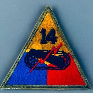 Patch: Official “Liberators” WWII, 14th Armored Division patch